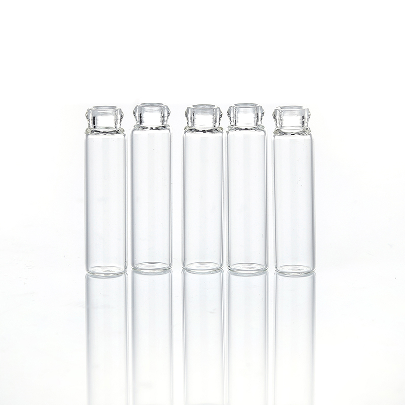 LANJING 1ml Clear Perfume Test Tube Glass Vials