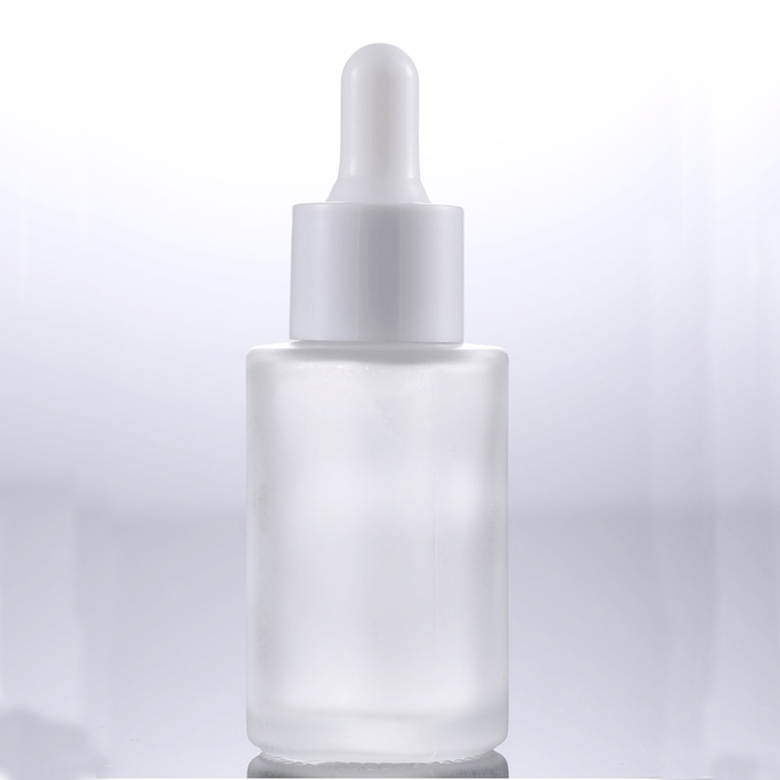 LANJING 30ml 50ml Amber Flatter Shoulder Glass Dropper Bottle