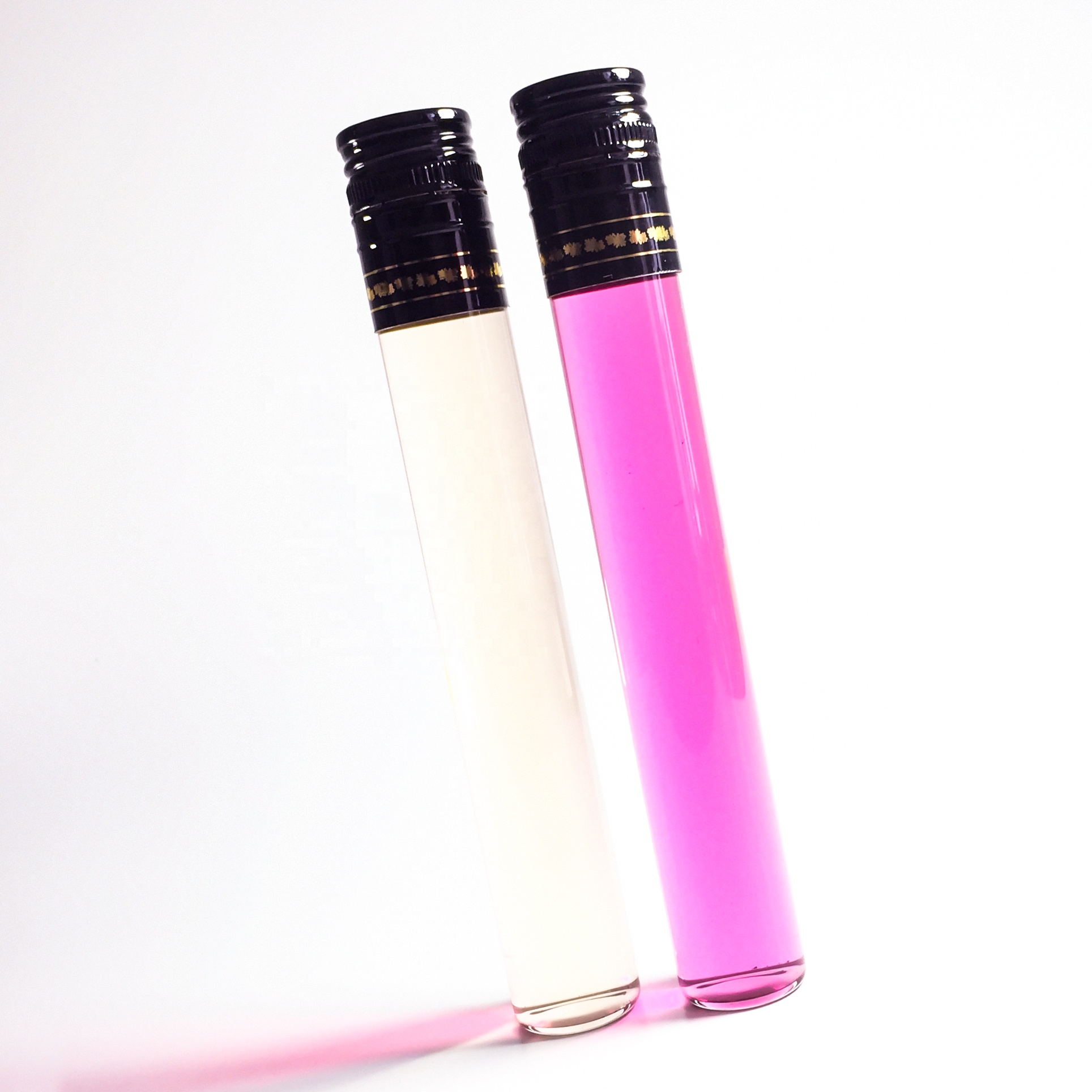 LANJING 50ml 100ml Glass Wine in Tube Borosilicate Glass Test Tube Bottle With Aluminum Cap