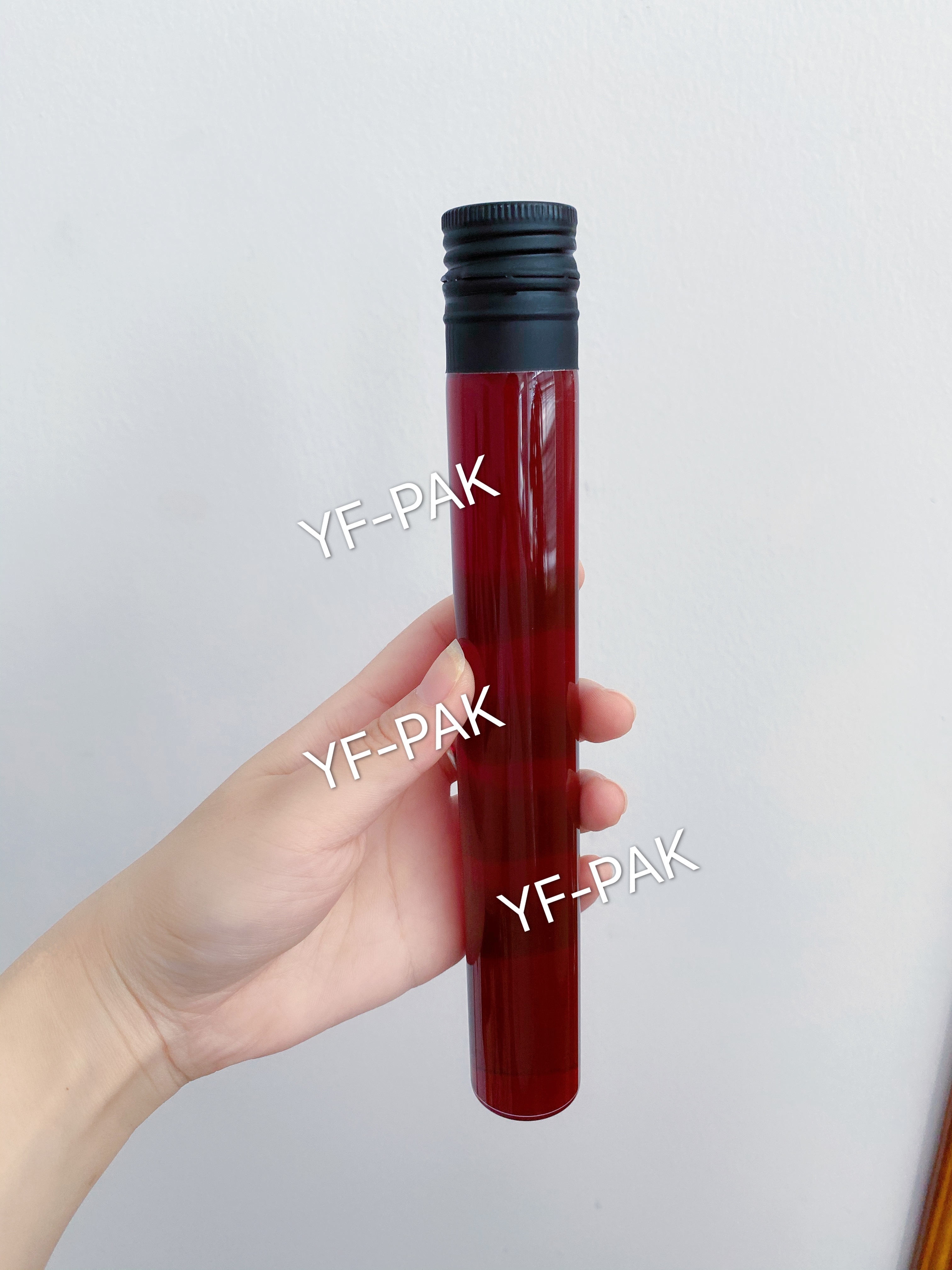 LANJING 50ml 100ml Wine Test Tube with Aluminum Screw Cap Wine Sample Tubes