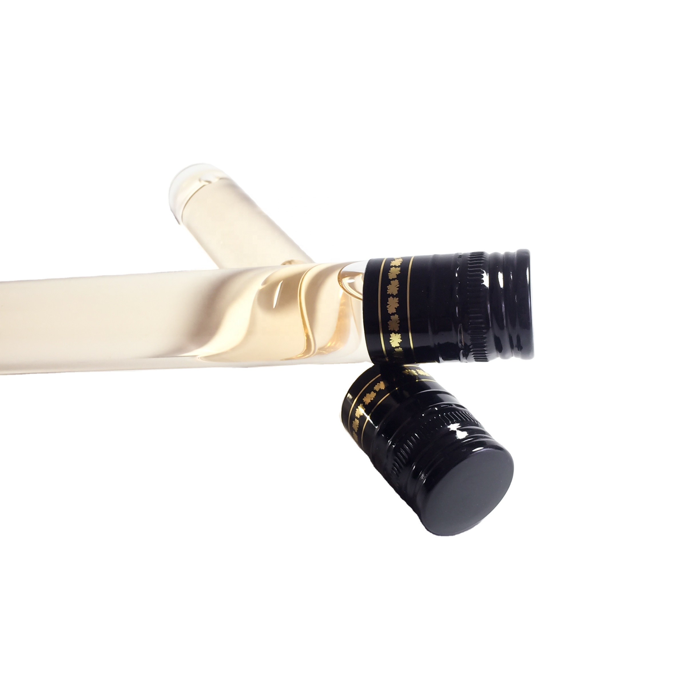 LANJING 50ml 100ml Wine Test Tube with Aluminum Screw Cap Wine Sample Tubes