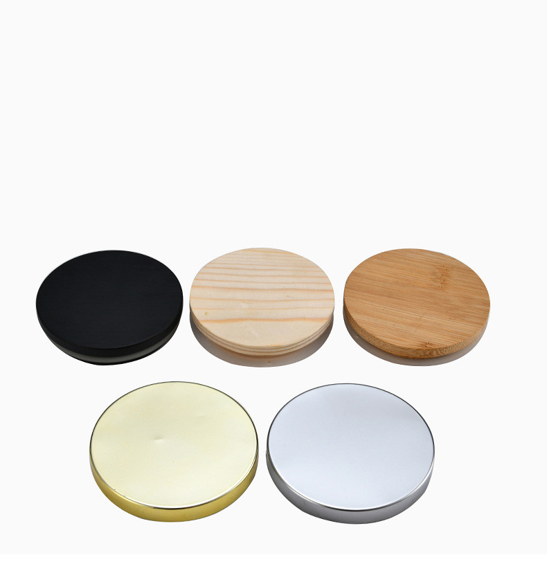 LANJING 9oz 12oz Glass Jars for Candles with Screw Top Lid for Glass Jars Candle Making