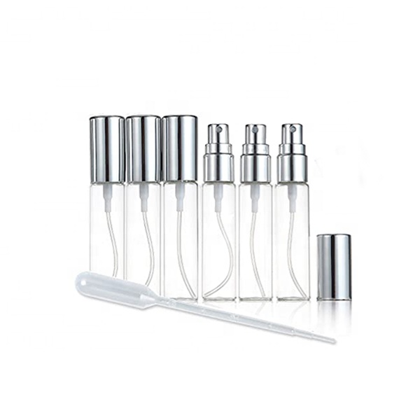 LANJING Customized logo Fine Mist 3ml 5ml 10ml 15ml Clear Glass Perfume Spray Bottle