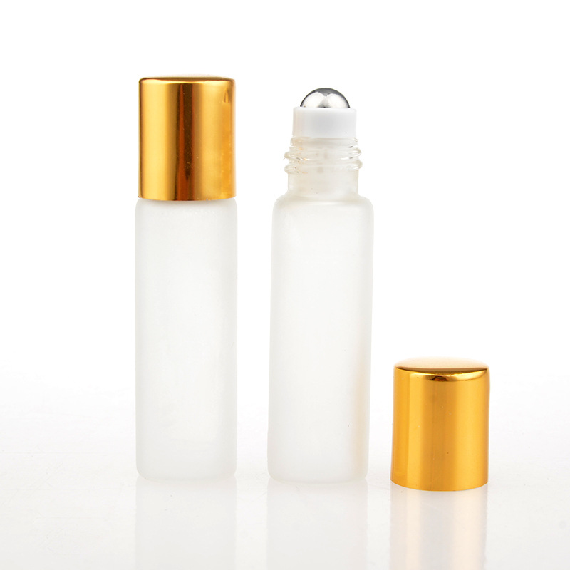 LANJING Gold Aluminum Cap for 5ml Essential Oil Roller Ball Bottle