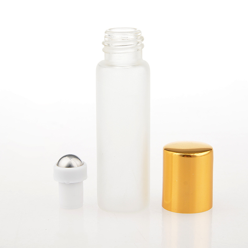 LANJING Gold Aluminum Cap for 5ml Essential Oil Roller Ball Bottle