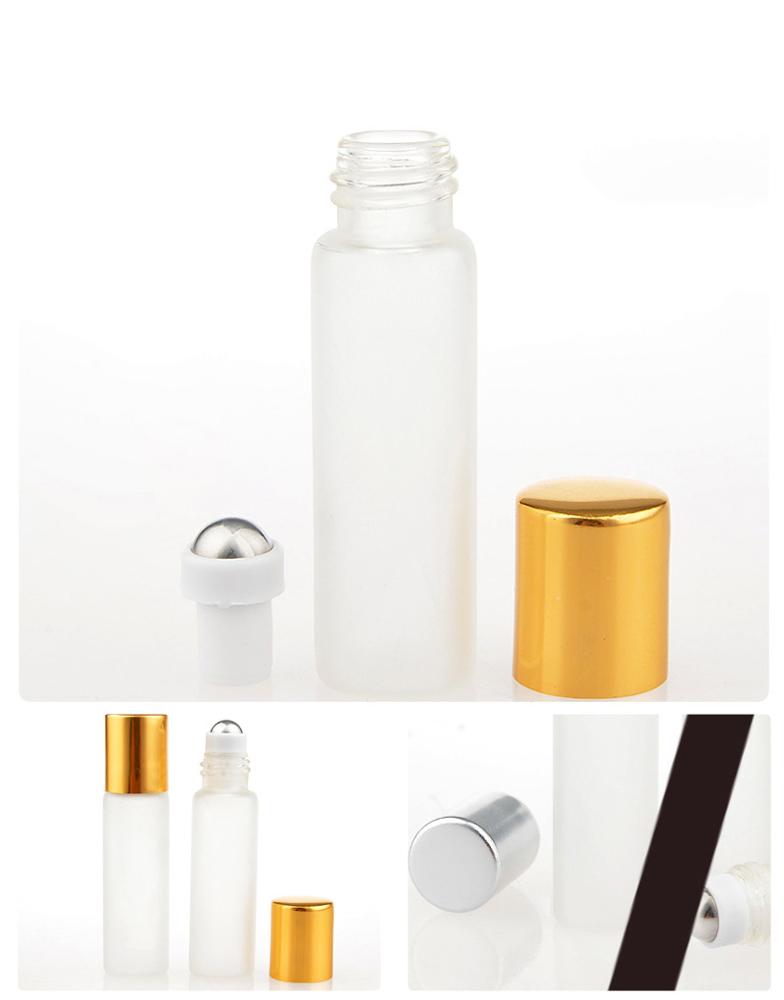 LANJING Gold Aluminum Cap for 5ml Essential Oil Roller Ball Bottle