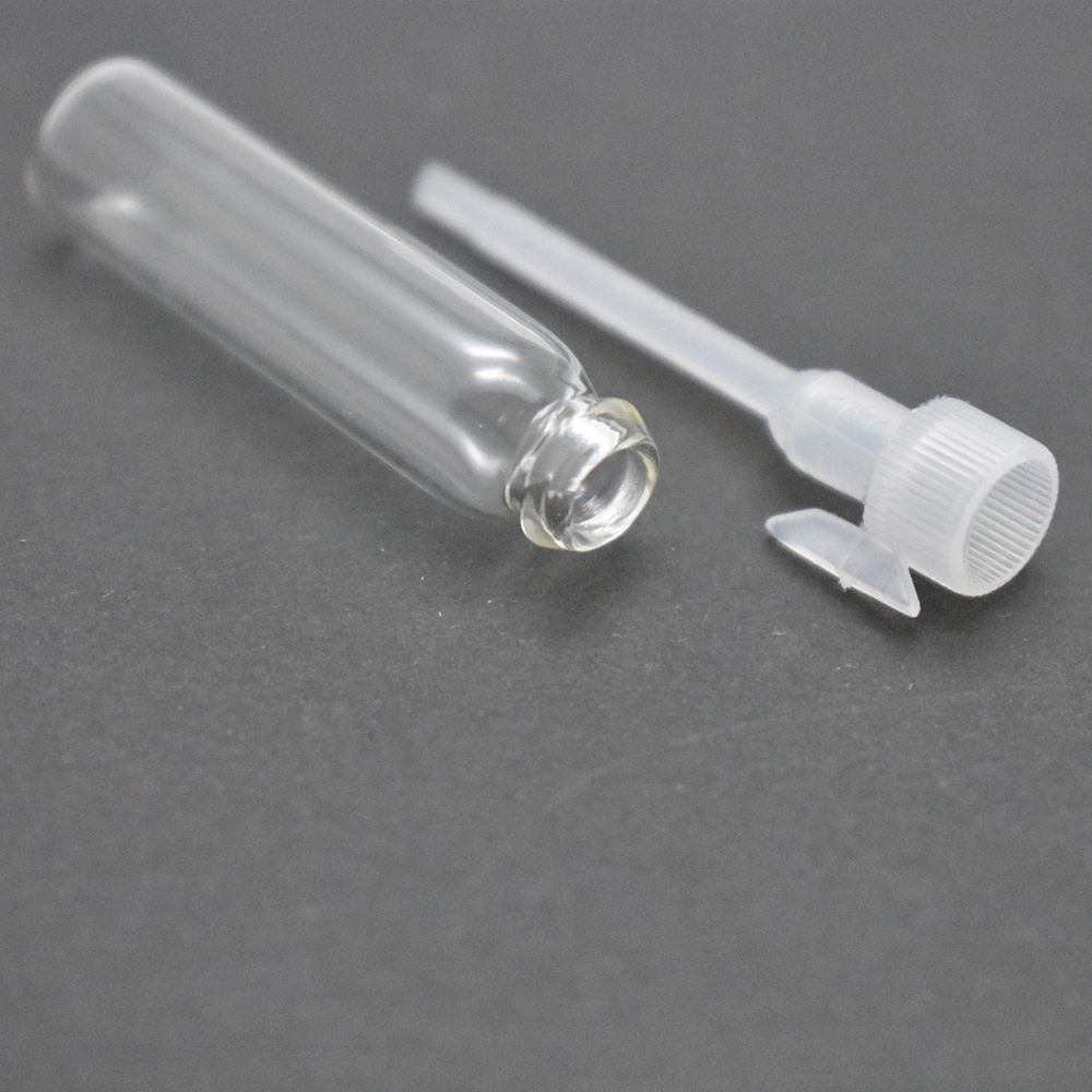 LANJING High Quality 1ml Clear Tester Sample Tube Glass Perfume Vials Bottles