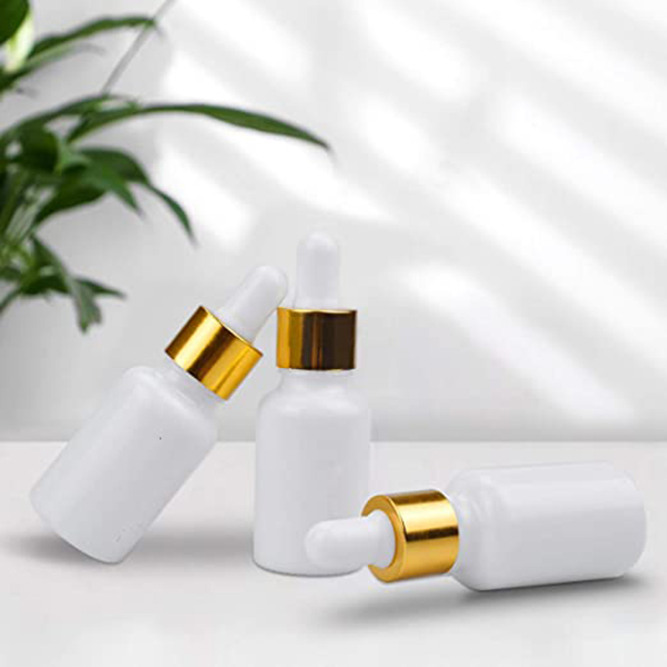 LANJING New Arrival 30ml White Porcelain  Glass Dropper Bottle for Essential oil