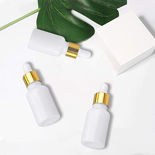 LANJING New Arrival 30ml White Porcelain Glass Dropper Bottle for Essential oil