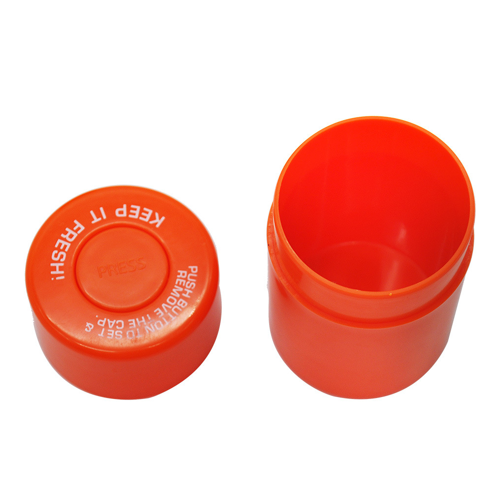 LENS Smoking glass Vacuum Herb Storage Plastic Jar Marijuanna Accessories Container Tobacco Weed Stash Jars With Lids