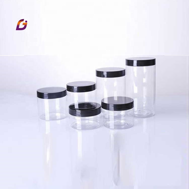 LL001 100ml 500ml plastic food wide mouth pet jar