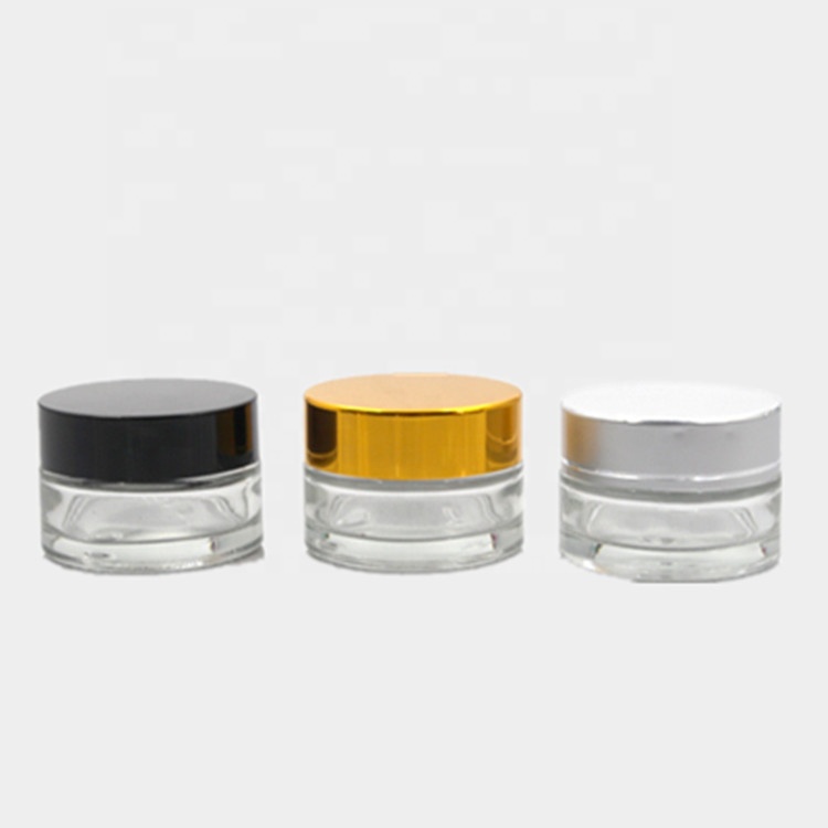 LL001 Luxury 20g 30g 50g 60g 100g glass cream cosmetic jar 4 oz