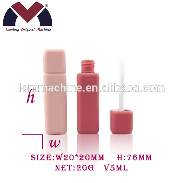 LOM-A02 Beauty Lips Matte Liquid Makeup Waterproof Velour Lip Gloss Matte Base Lip Gloss Smooth Lipstick