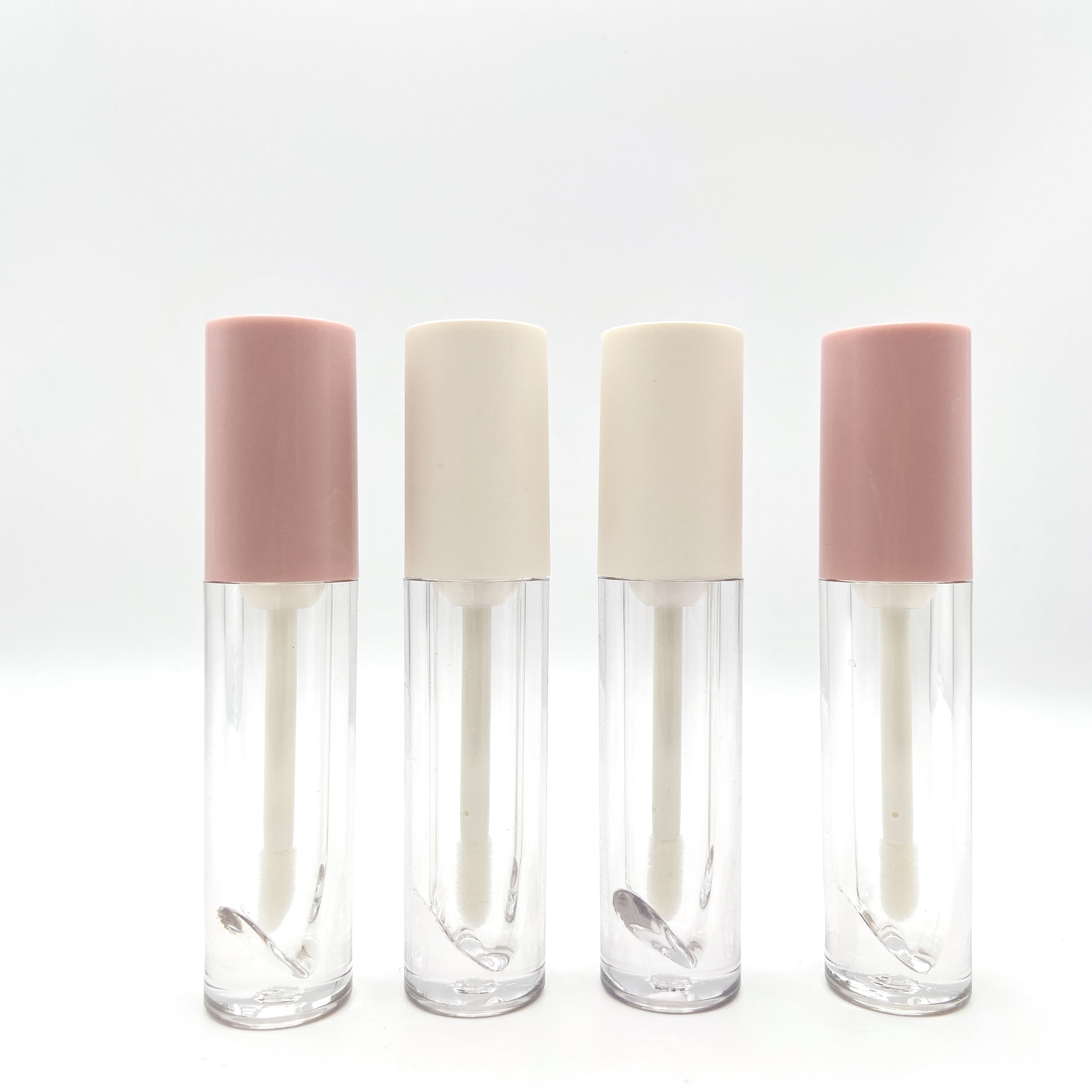 LOM-A04 Empty cute mini lipgloss packaging bottles plastic ice cream shaped lip gloss tube