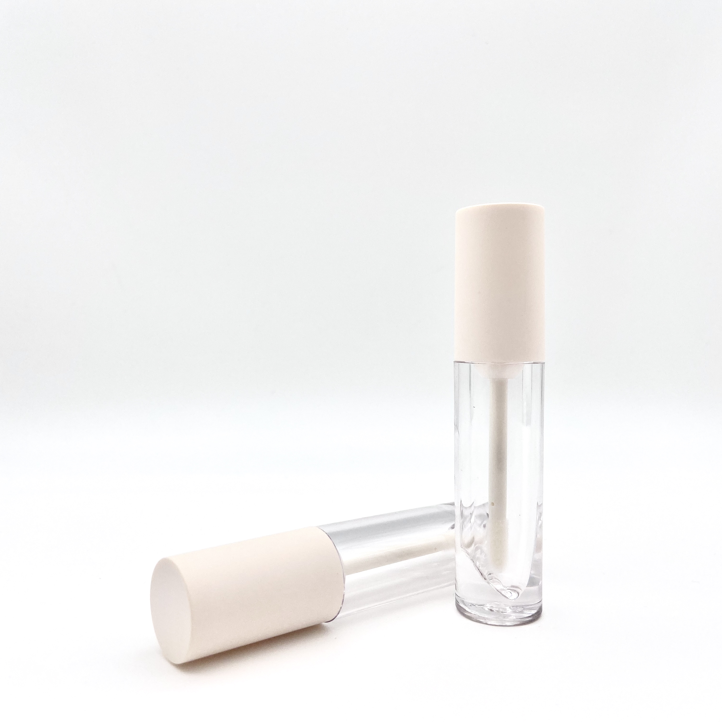 LOM-A04 Empty cute mini lipgloss packaging bottles plastic ice cream shaped lip gloss tube