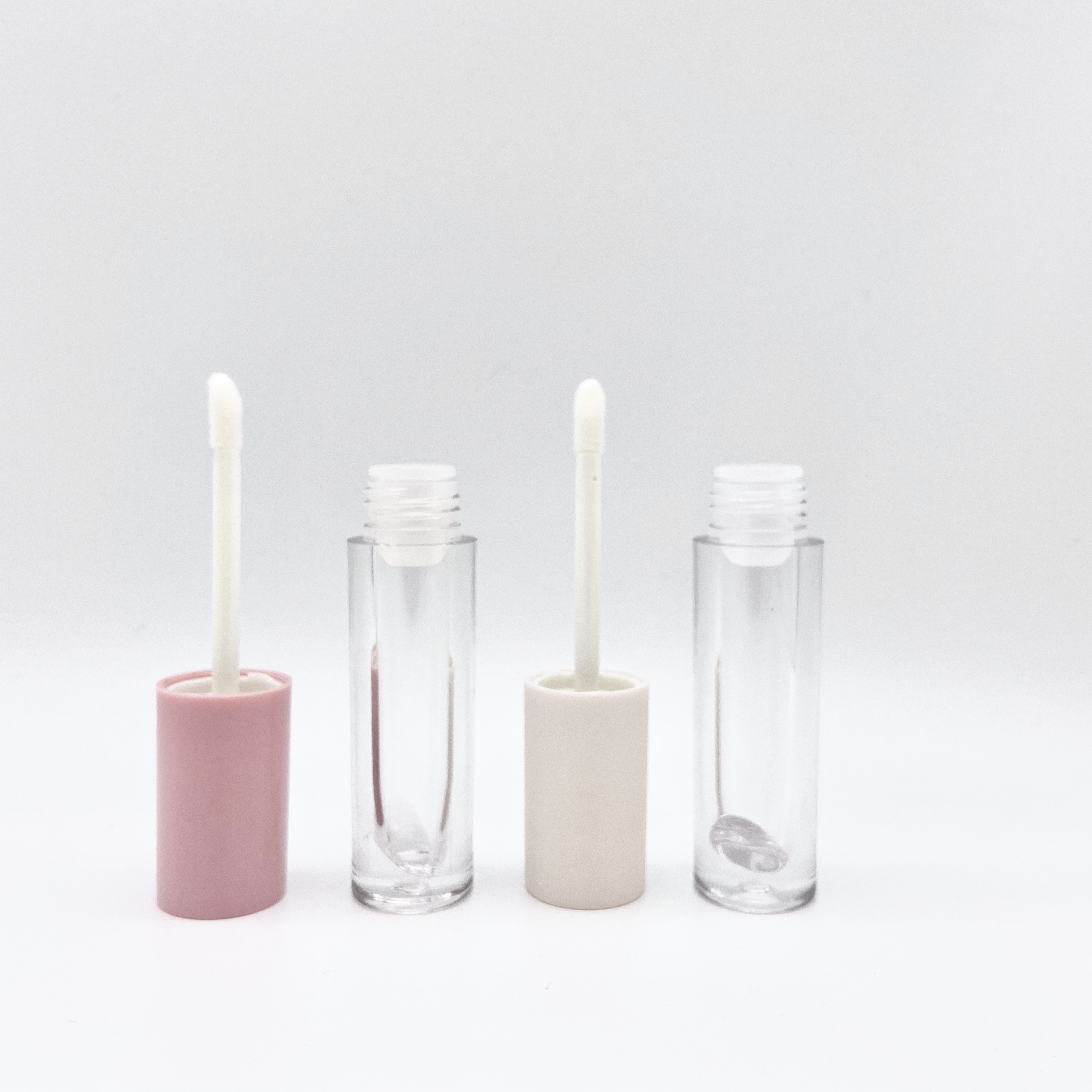 LOM-A04 OEM low moq cheap 3ml 5ml 7ml 10ml magnetic bullet lipstick tube cute lip gloss pouches pink empty lipgloss container wi