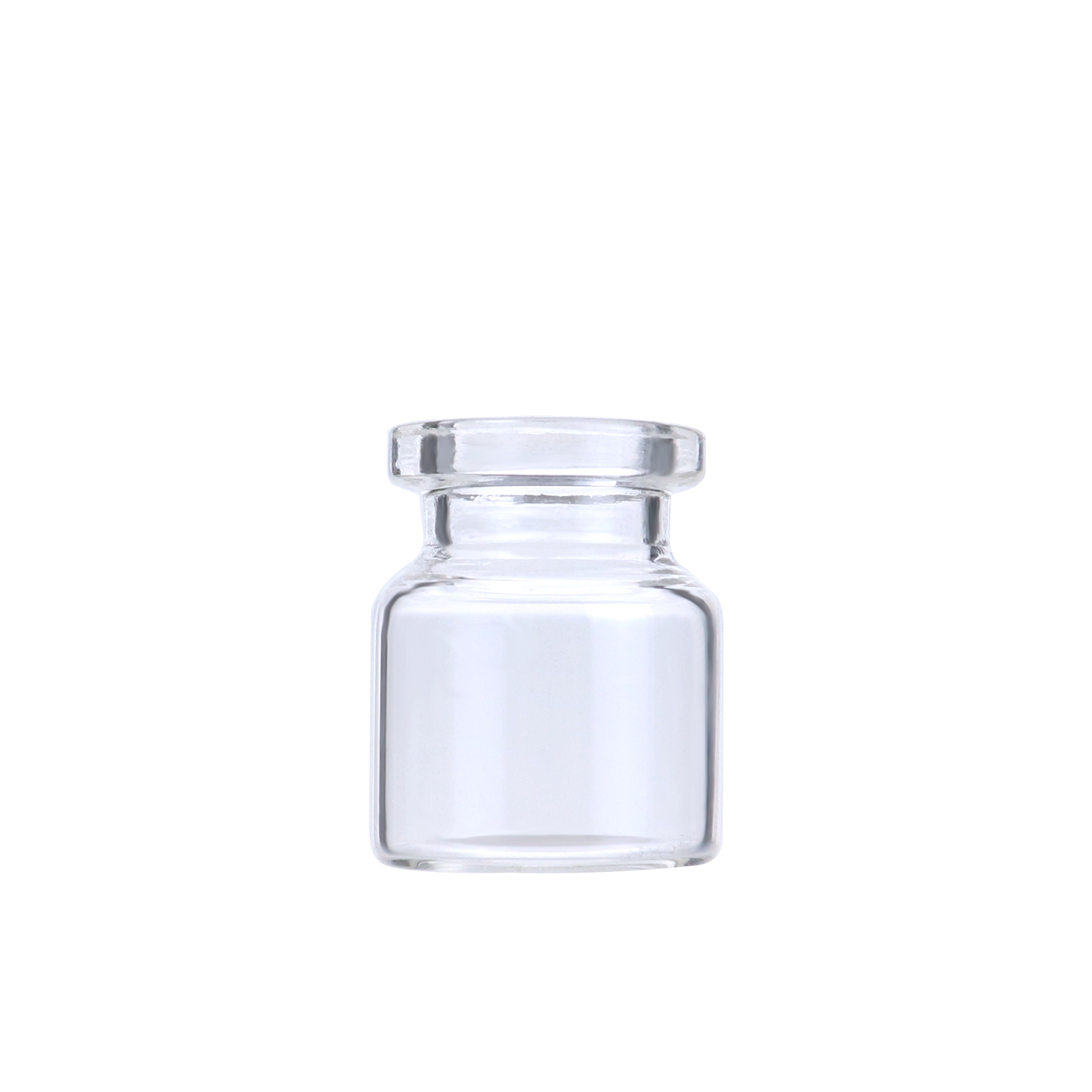 LOW MOQ Amber clear medicine apothecary glass vial injection 2ml 3 ml homeopathic bottle with bottle cap