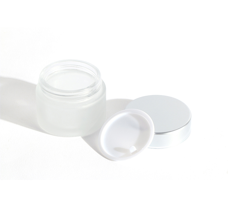 LOW MOQ High End 10g Empty Clear Glass Cream Jar