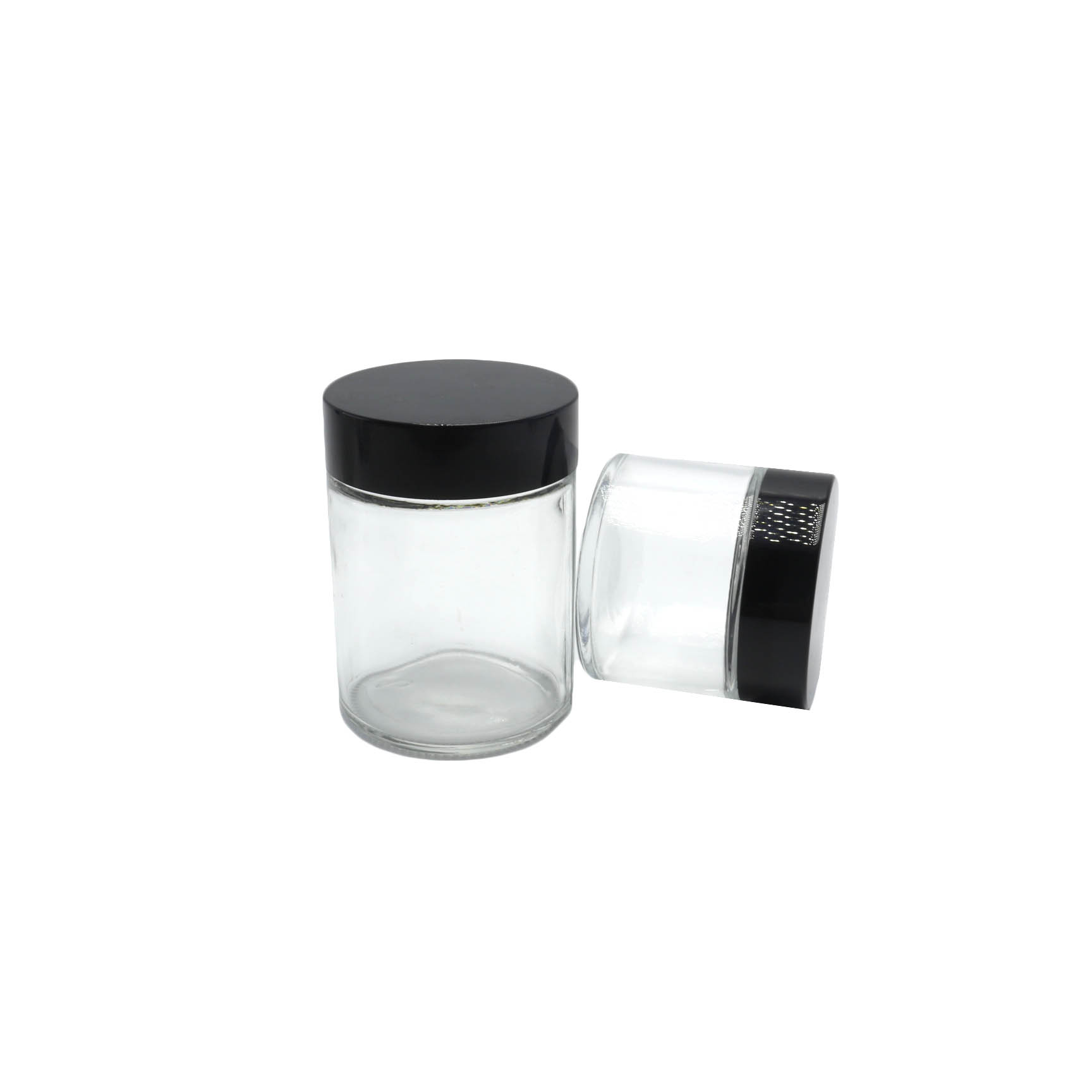 LOW MOQ wide mouth yogurt jam Food grade jars glass GJ-CC30