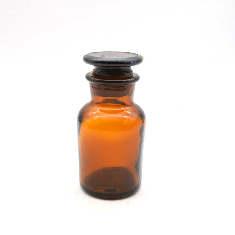 Lab Chemical Wide Mouth Amber Glass Reagent Bottle 60ml