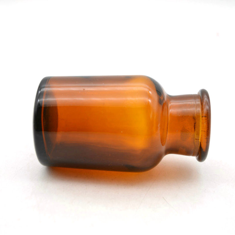 Lab Chemical Wide Mouth Amber Glass Reagent Bottle 60ml
