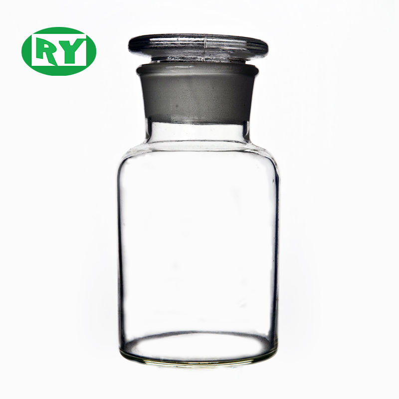 Lab Glassware Clear Glass Reagent bottle with wide mouth Factory directly sale