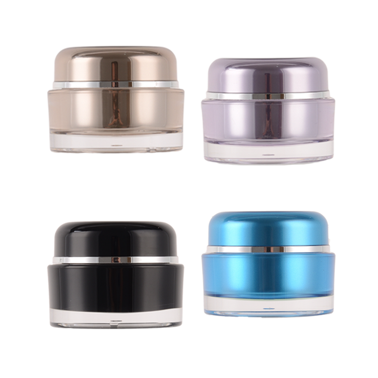 Label Plastic Acrylic Jar 5g 10g 15g 20g 30g 50g Round Acrylic Cosmetic Cream Jar