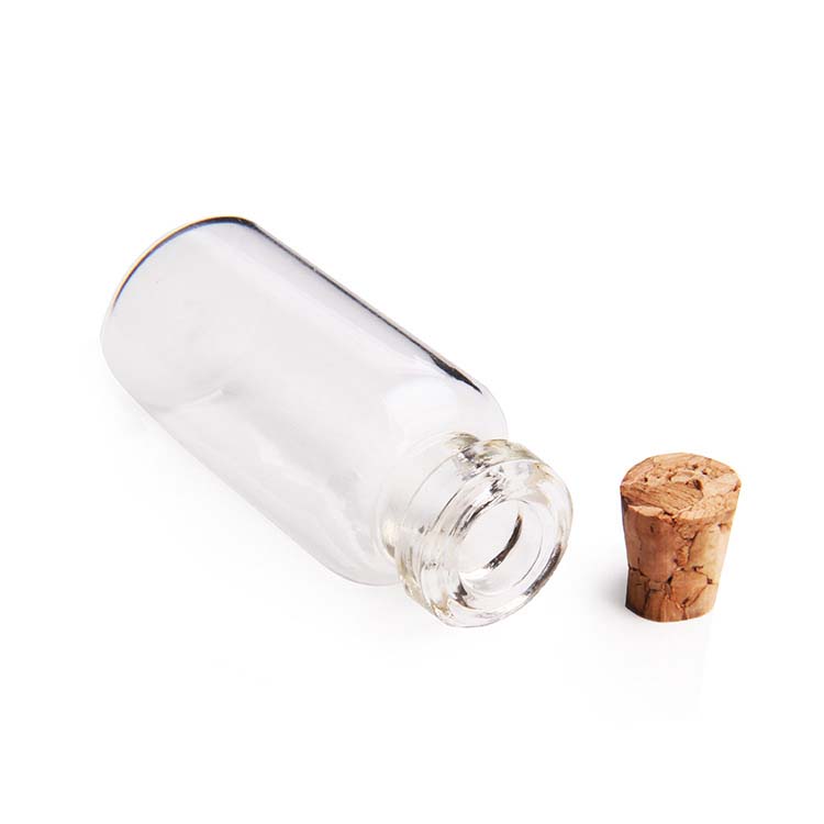 Labeling Cosmetic Vial Manufacture Bottles Container Bottle Mini Small Glass Guangdong Shenzhen Glass Products Cork Screw Cap