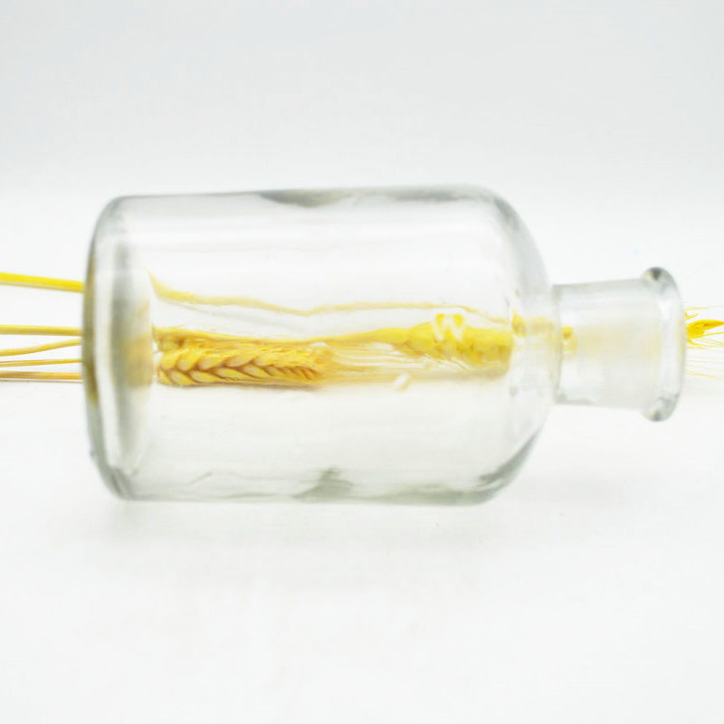 Laboratory Glassware 250ml Clear Glass Glass Narrow-Mouth Chemical Reagent Bottle With Ground-in Glass Stopper
