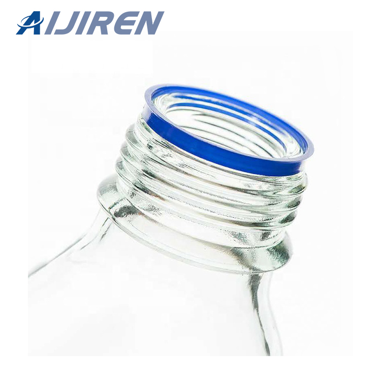 Laboratory Round bottom GL45 Blue Screw Cap Glass Media Storage Reagent Bottle in wholesale price