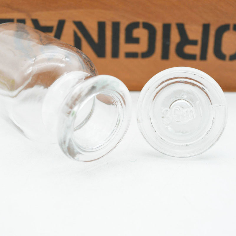 Laboratory Wide Mouth amber glass pill apothecary reagent bottle 60ml