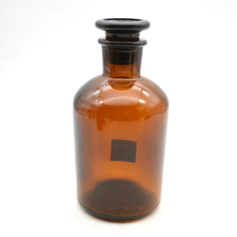 Laboratory narrow mouth  250ml  Amber glass Reagent Bottle Media Storage bottle for sale