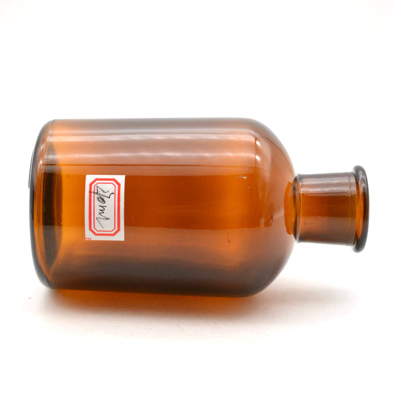Laboratory narrow mouth 250ml Amber glass Reagent Bottle Media Storage bottle for sale