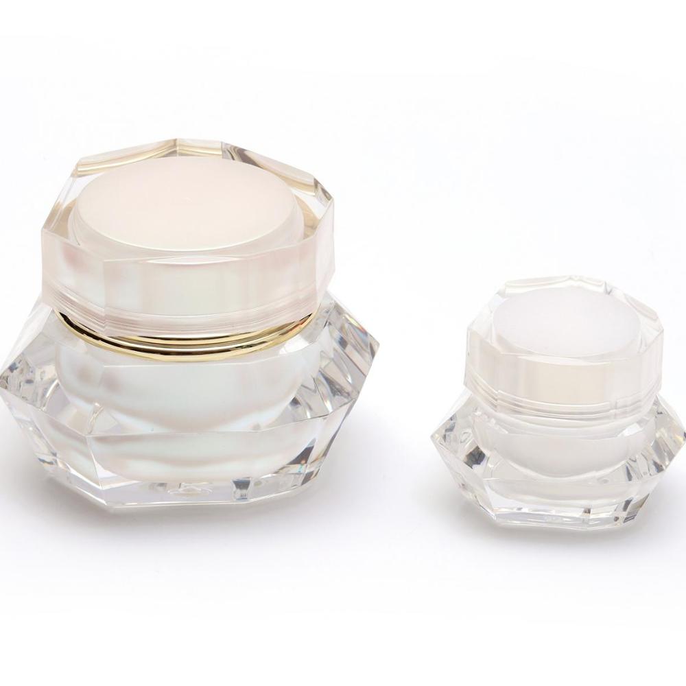 Lady cosmetic packaging acrylic luxury empty cream container acrylic jar