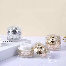 Lady cosmetics packaging 15g/30g/50ml/100ml glass luxury gold empty lotion bottle and cream jar/container