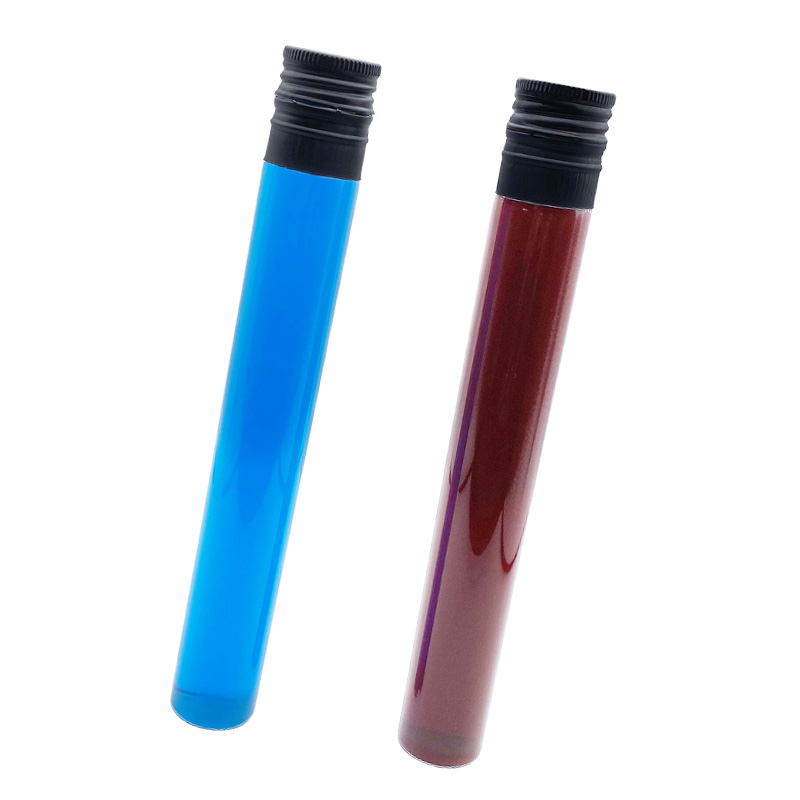 LanJing 100ml Tube for Wine Clear Wine Sample Test Tubes with Aluminum Cap