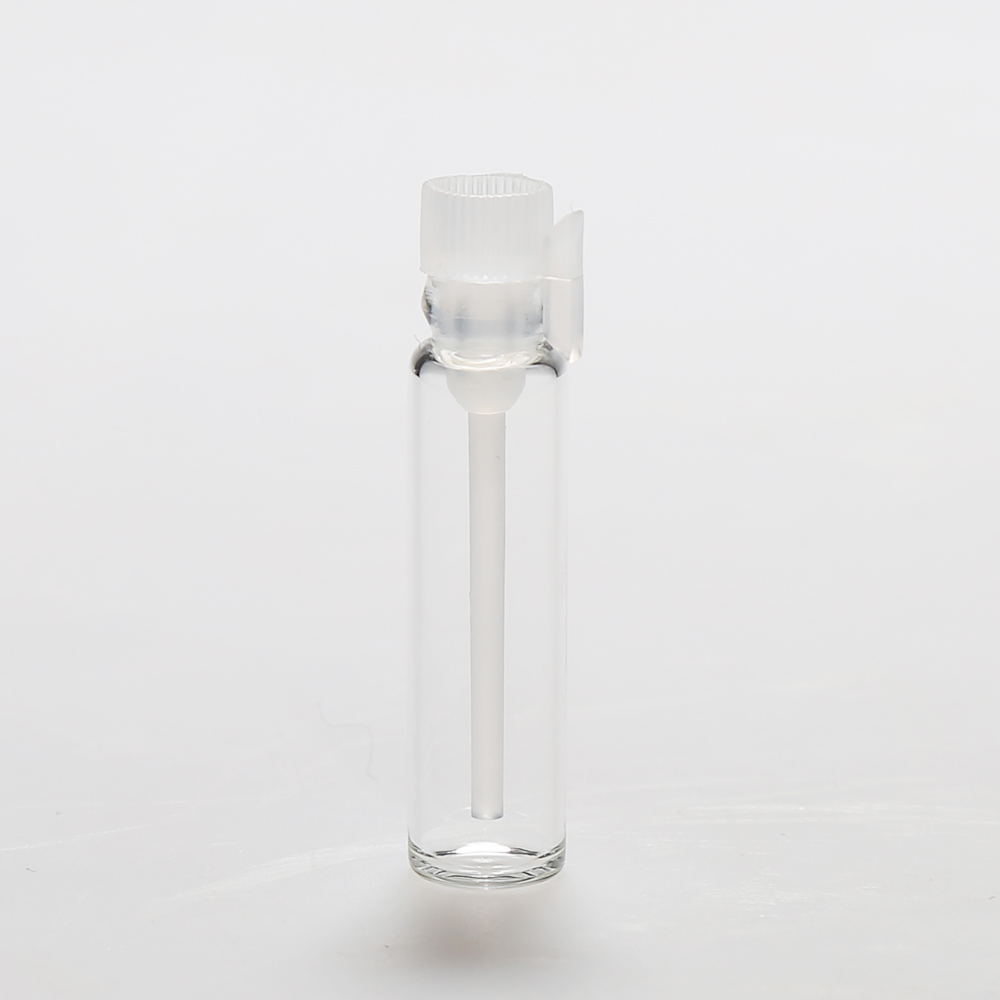 LanJing Clear Amber Perfume Sample Vials Tester Vials 1ml 1.5ml 2ml 3ml with Plastic Stick