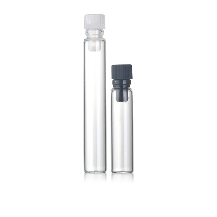 LanJing Frosted 0.5ml 1ml 1.5ml 2ml 3ml perfume test tube empty bottle cosmetic glass vial