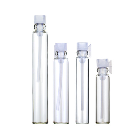 LanJing Frosted 0.5ml 1ml 1.5ml 2ml 3ml perfume test tube empty bottle cosmetic glass vial