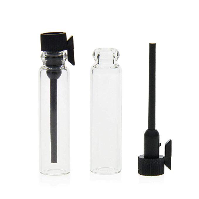 LanJing Frosted 0.5ml 1ml 1.5ml 2ml 3ml perfume test tube empty bottle cosmetic glass vial
