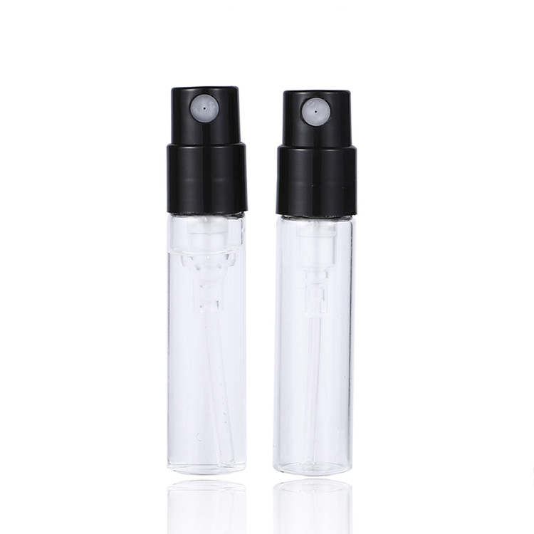Lanjing Wholesales Disposable 1.5ml 2ml 3ml Clear Glass Vial Perfume Testing Bottle Crimp Neck