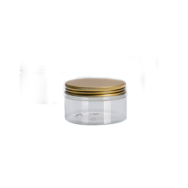 Large 100ml 120ml 250ml Clear Bath Salts body butter Plastic Cosmetic pet jar and packaging