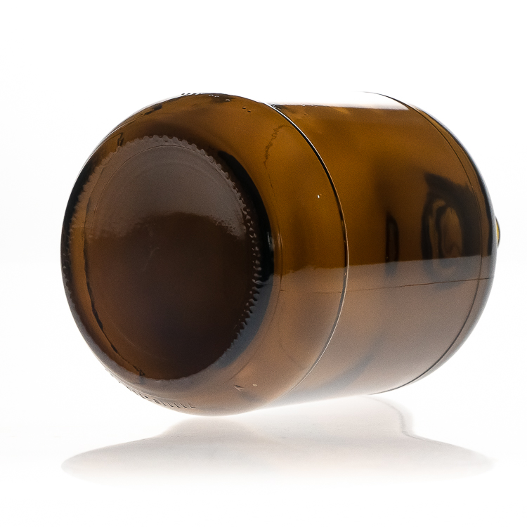 Large 2.5L Round Amber Liquid Medicine Chemical Glass Pharmaceutical Bottle with Child Proof Cap