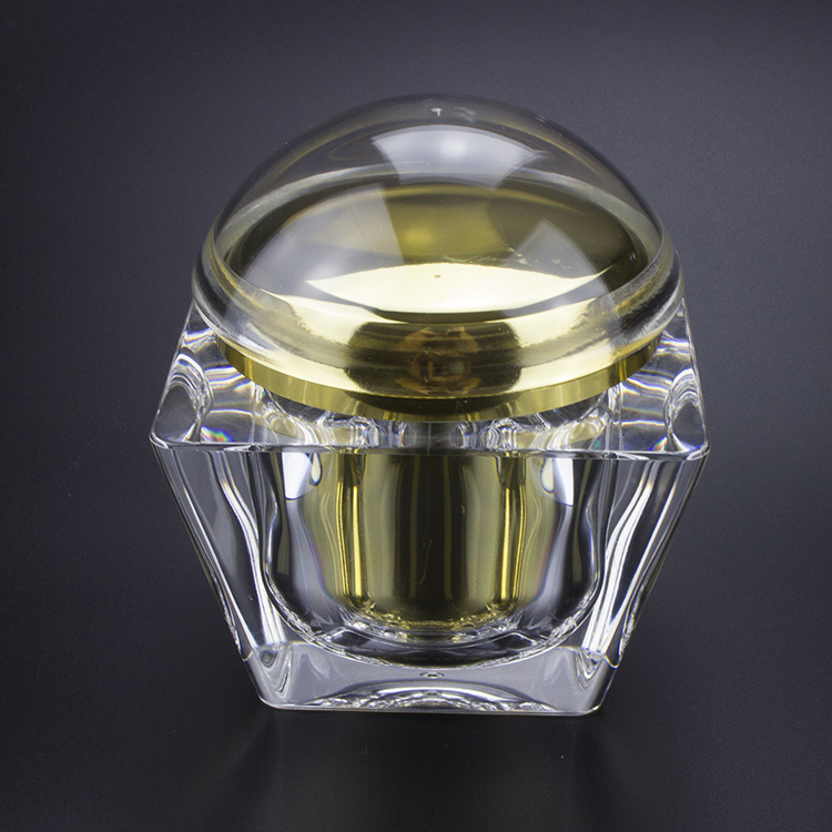 Large Capacity 200g 250g Luxury Plastic Cream Acrylic JA57 Jar