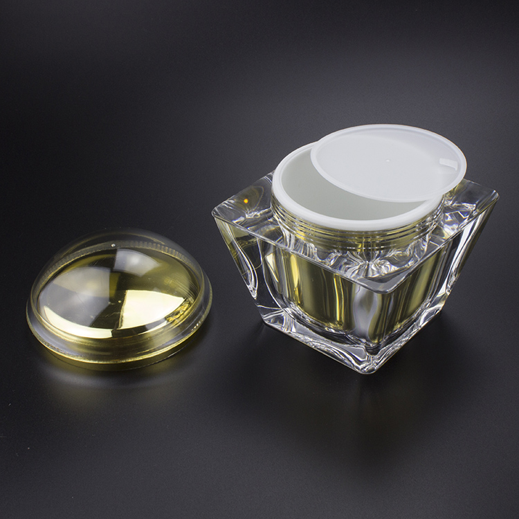 Large Capacity 200g 250g Luxury Plastic Cream Acrylic JA57 Jar