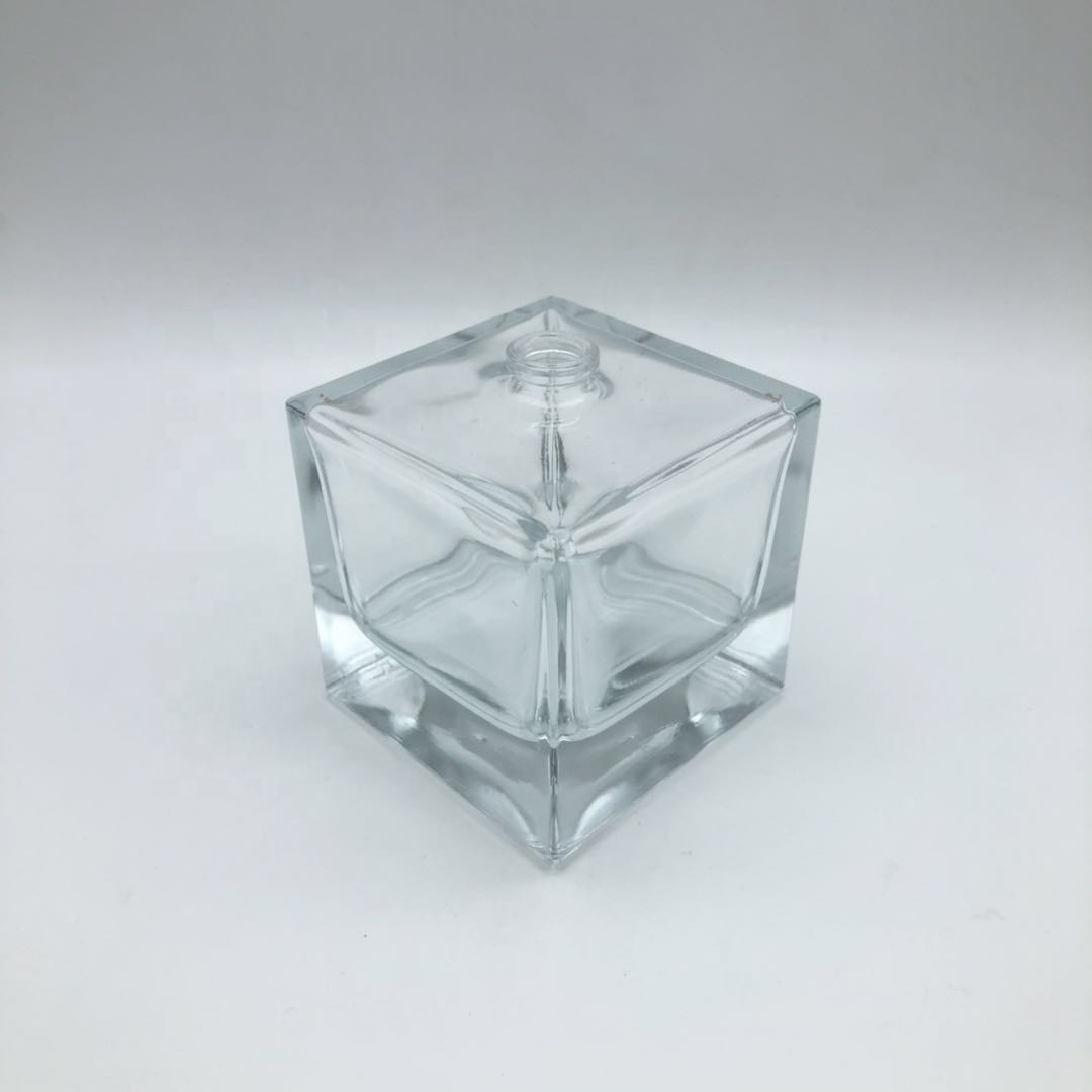 Large Cube Glass Perfume Bottles Wholesalers