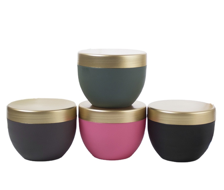 Large Plastic Cosmetic Jar Cream Mould For PP Cream Jar 250ml Cosmetic Cream Jar Manufacturers With Gold Lid