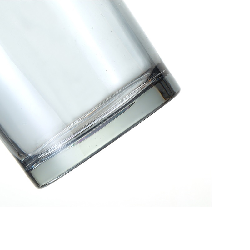 Large candle clear glass jars