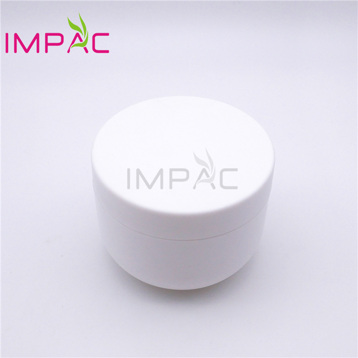 Large personalised care 500ml round body scrub wide mouth cream jar with lid