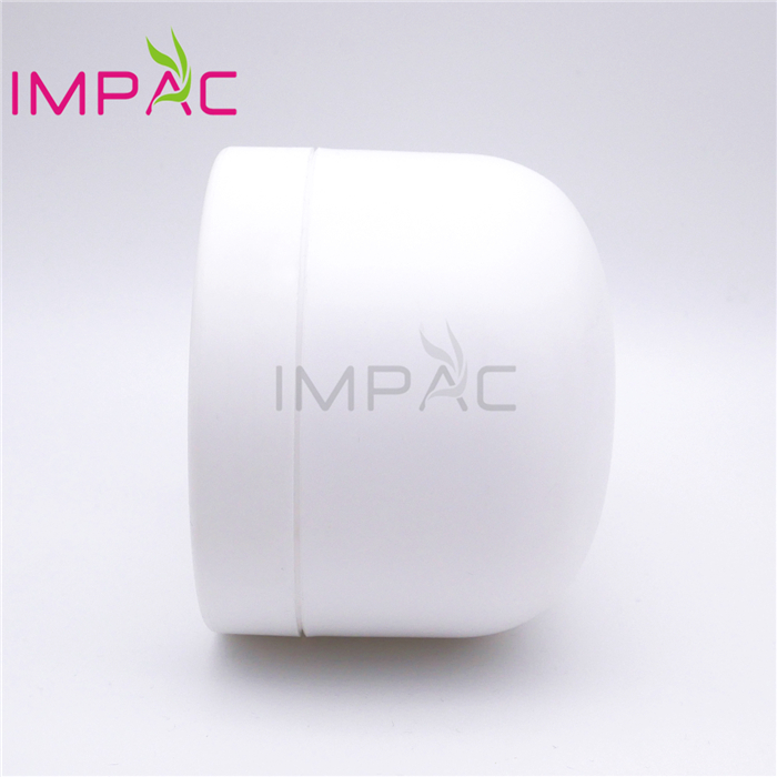 Large personalised care 500ml round body scrub wide mouth cream jar with lid